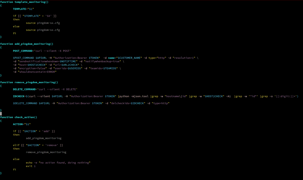 StackX Pingdom Provisionner