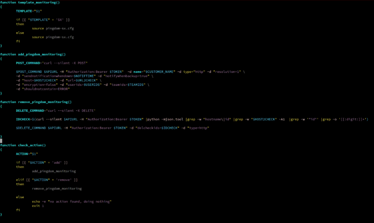 StackX Pingdom Provisionner