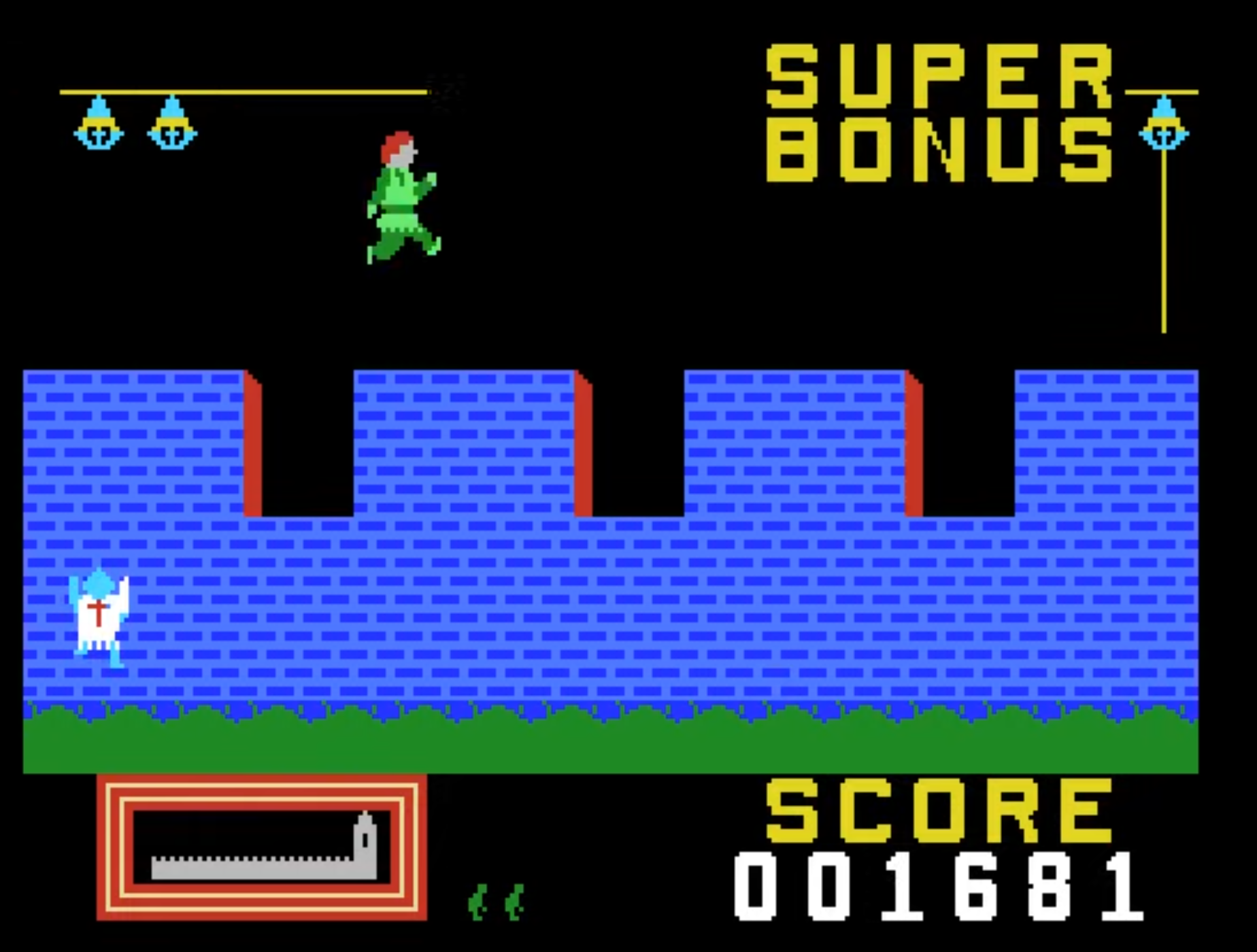 Hunchback MSX screenshot