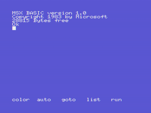 Msxbasic