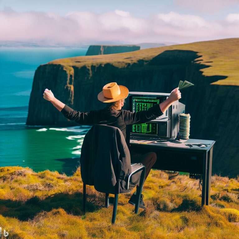 Travail au bord de l'eau